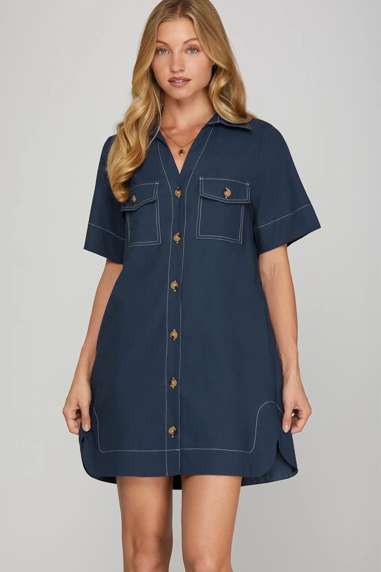 The Justice Dress Navy