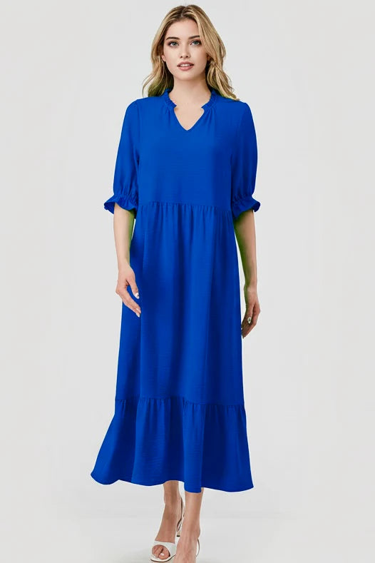 The SADIE DRESS ROYAL BLUE