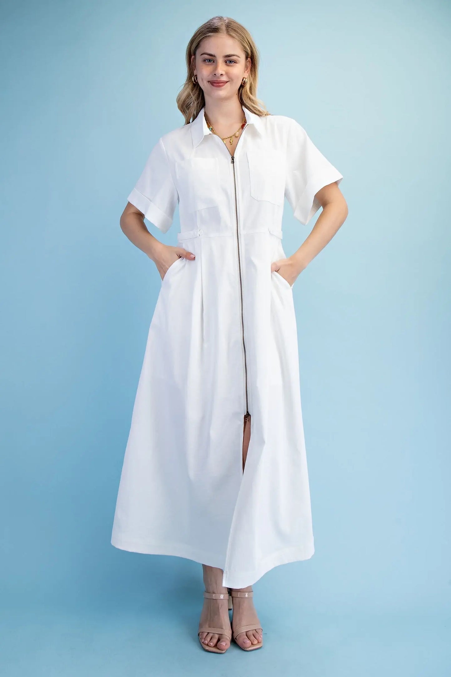 The Cyndi Dress White