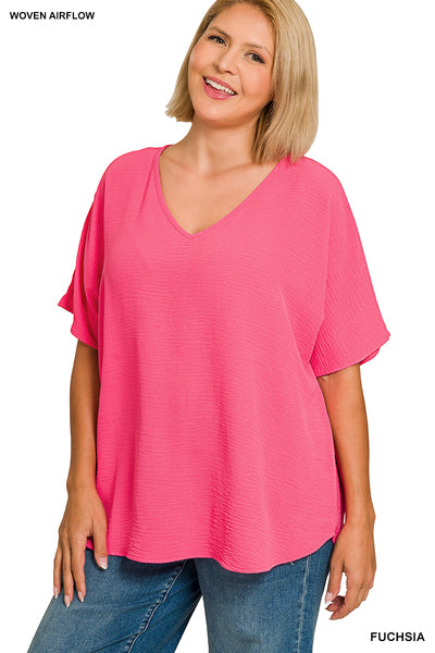 The Huntley Top Fuchsia