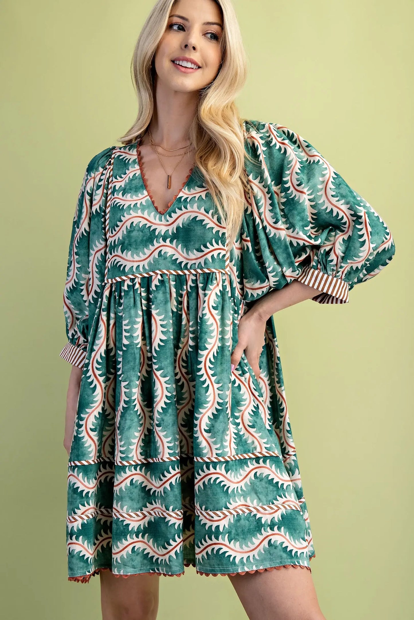 Moonlight Dress Green