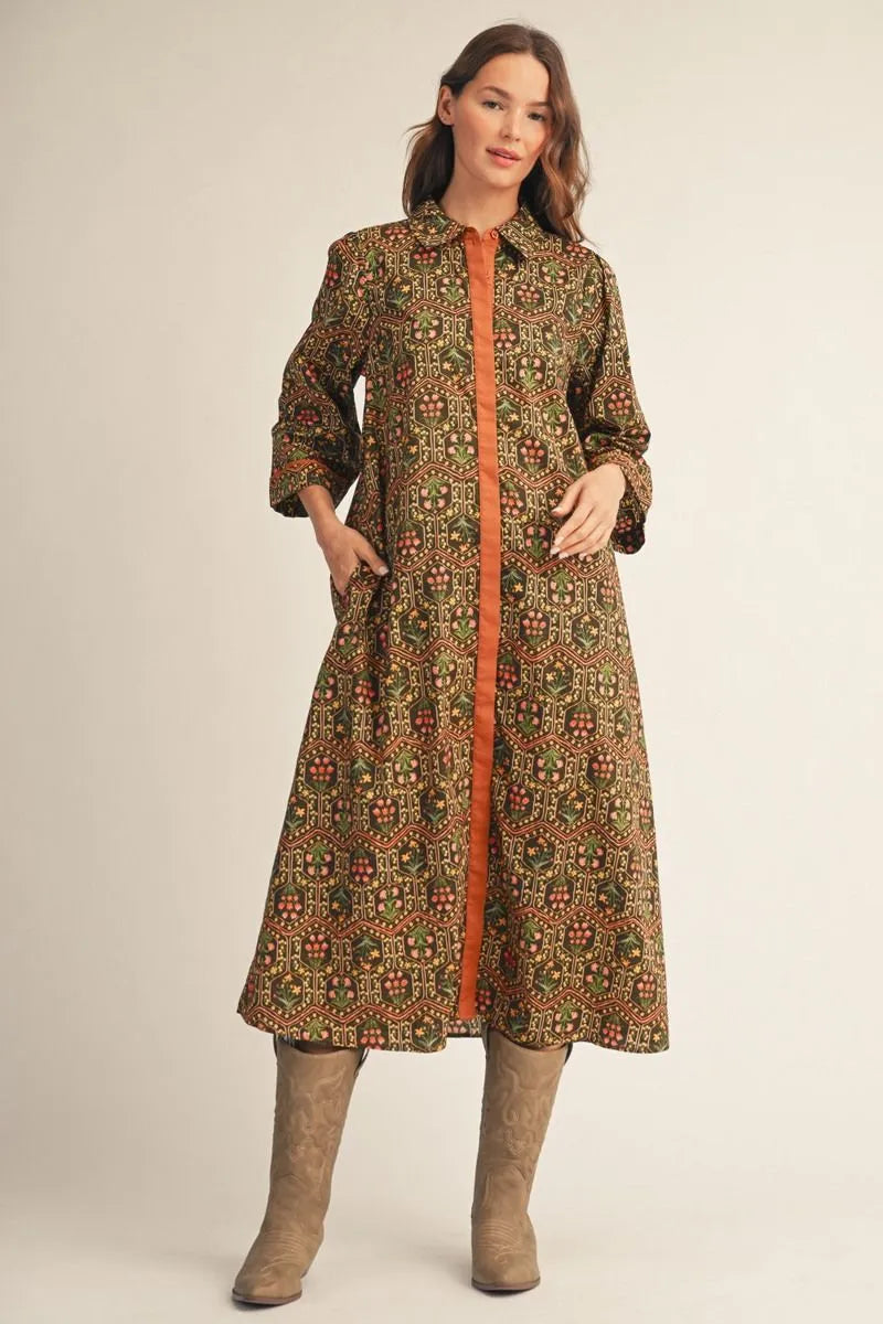 The Kristina Dress Olive