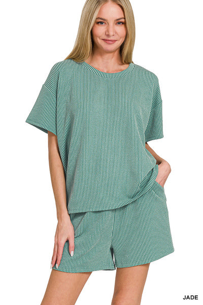 The Thea Short Set Jade
