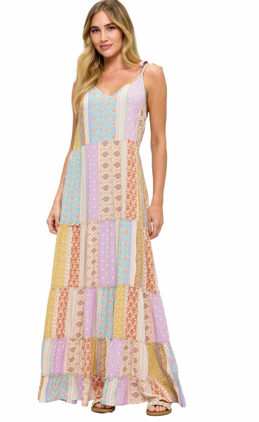 The Floral Blush Maxi Dress