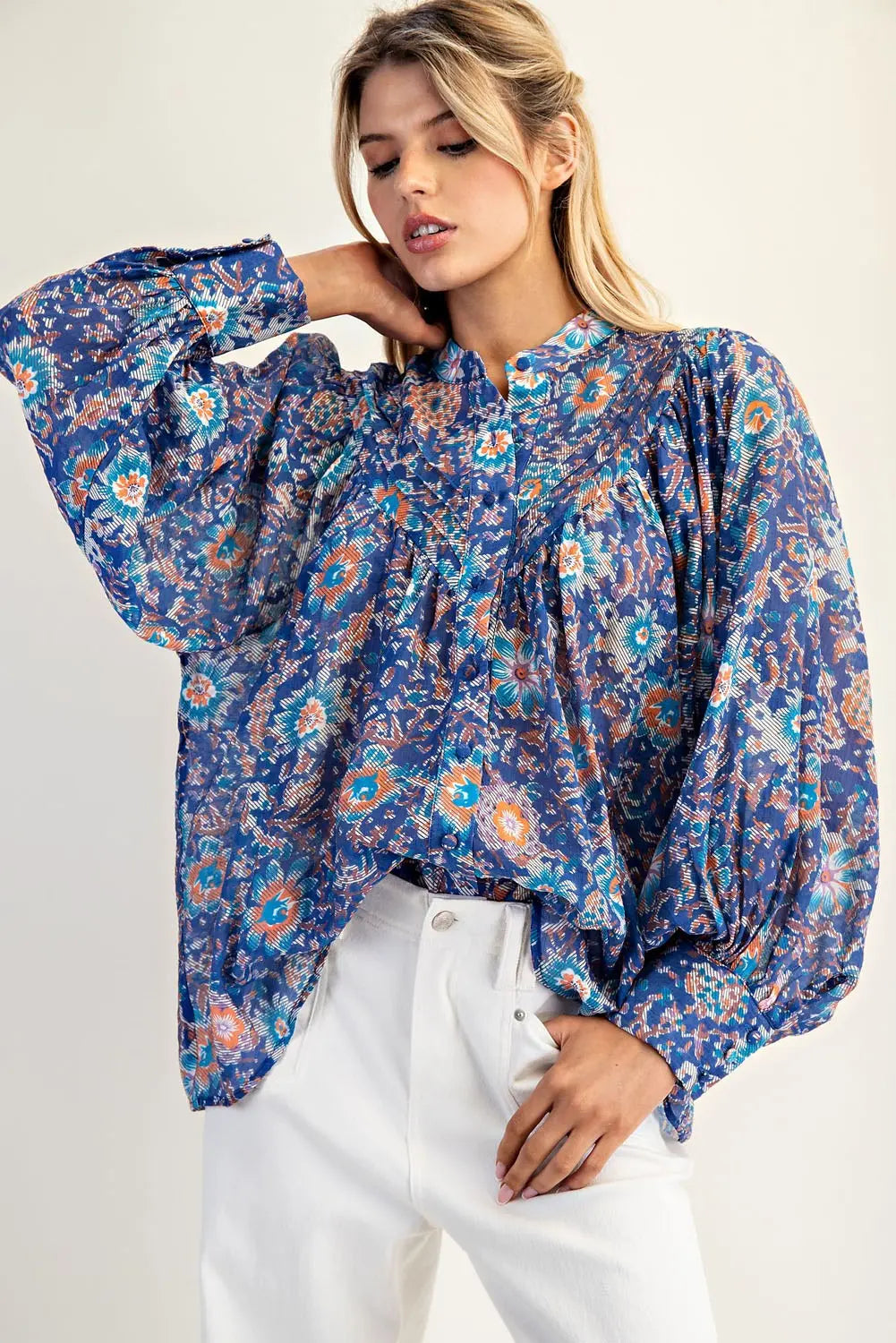 The Bella Top Blue