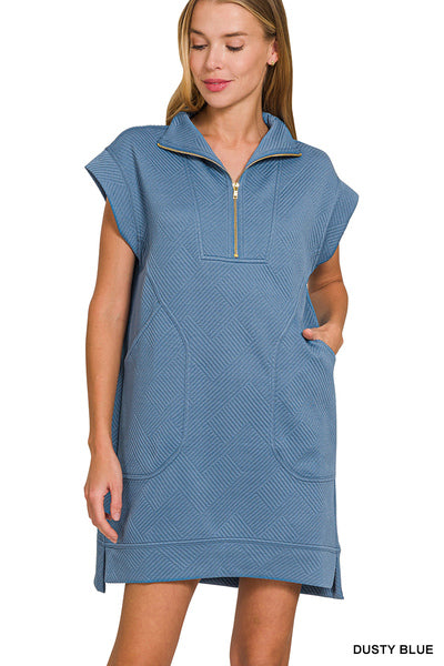 The Bree Dress Dusty Blue