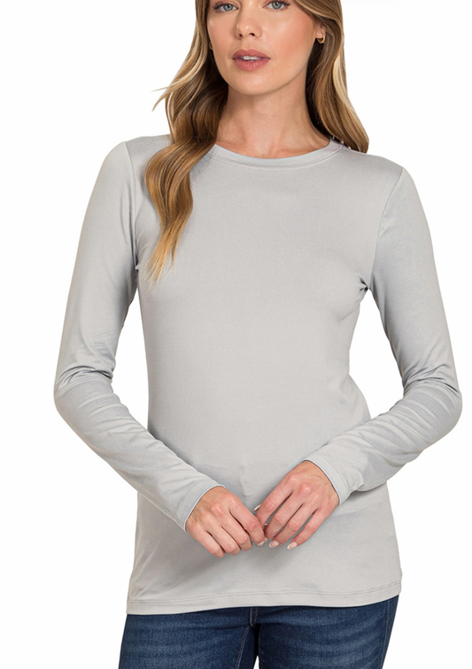 Layering Top Light Grey