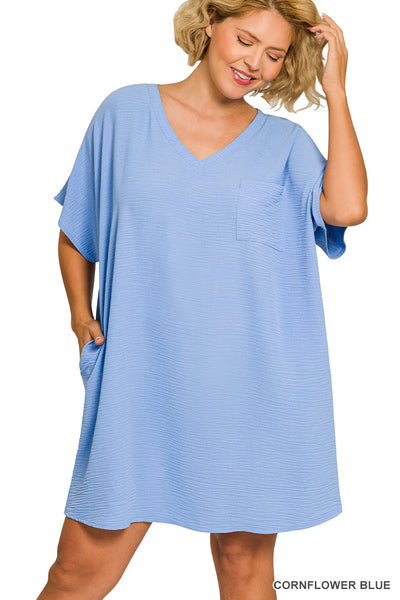 The Gabby Dress Cornflower Blue