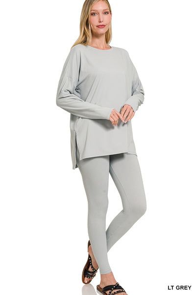 Long Sleeve Set Lt Gray