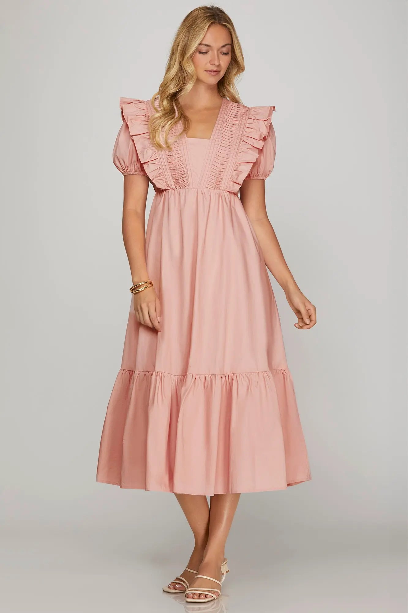 The Lindsey Dress Rose