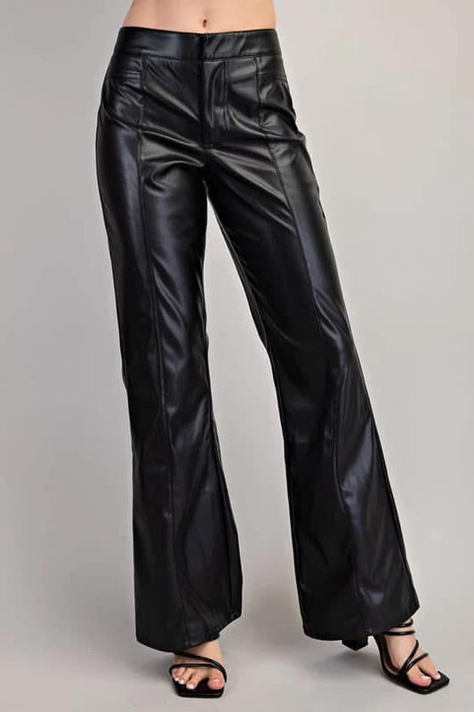 Black Leather Pants