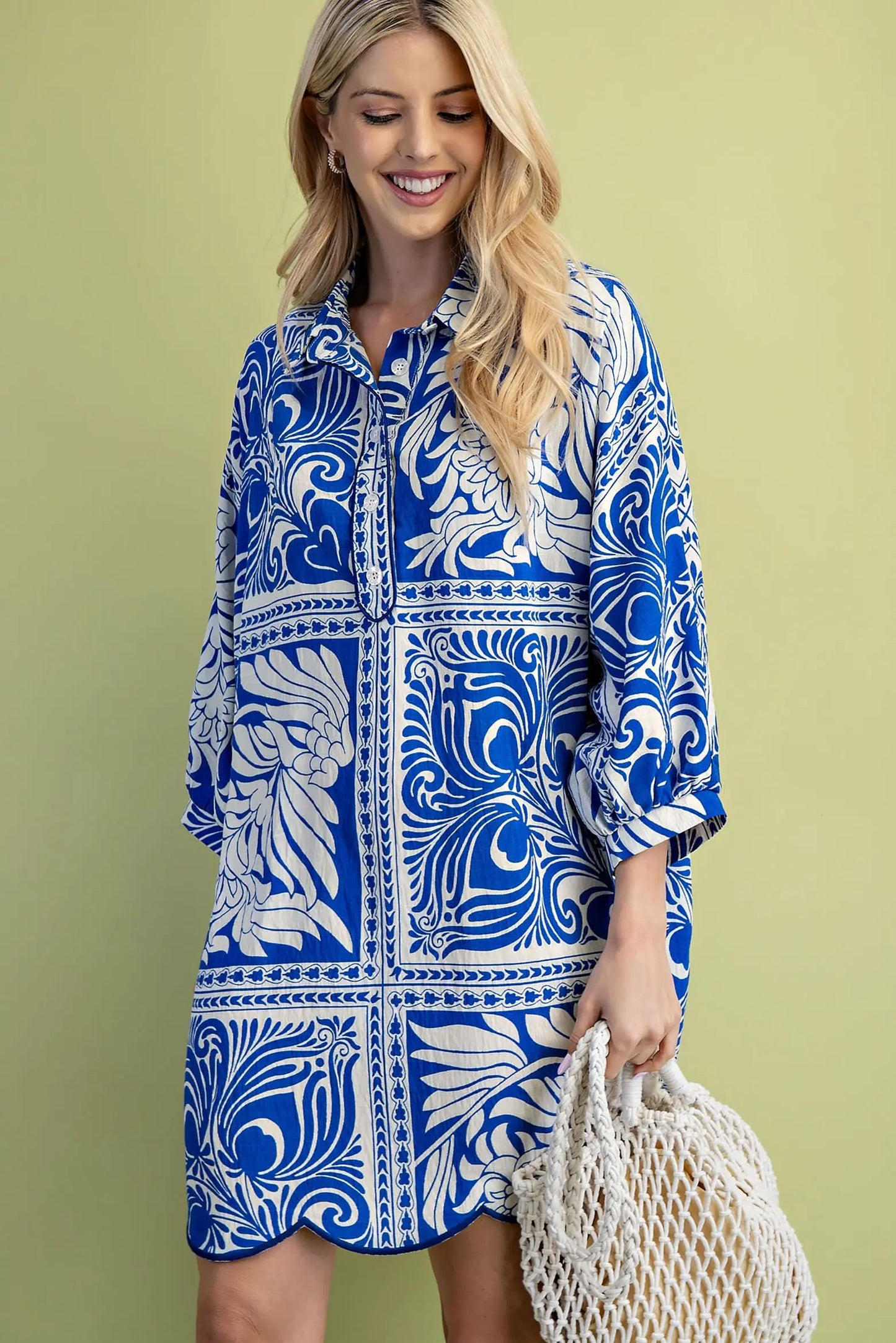 The Marbled Dress Blue