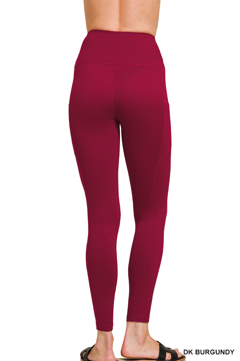 The Kenzie Leggings Burgandy