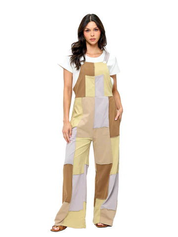 Overall Patchwork Earthy