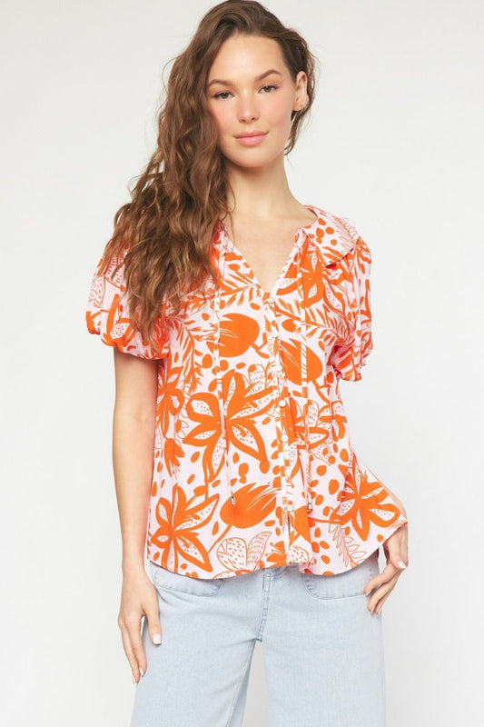 The Payton Top Orange