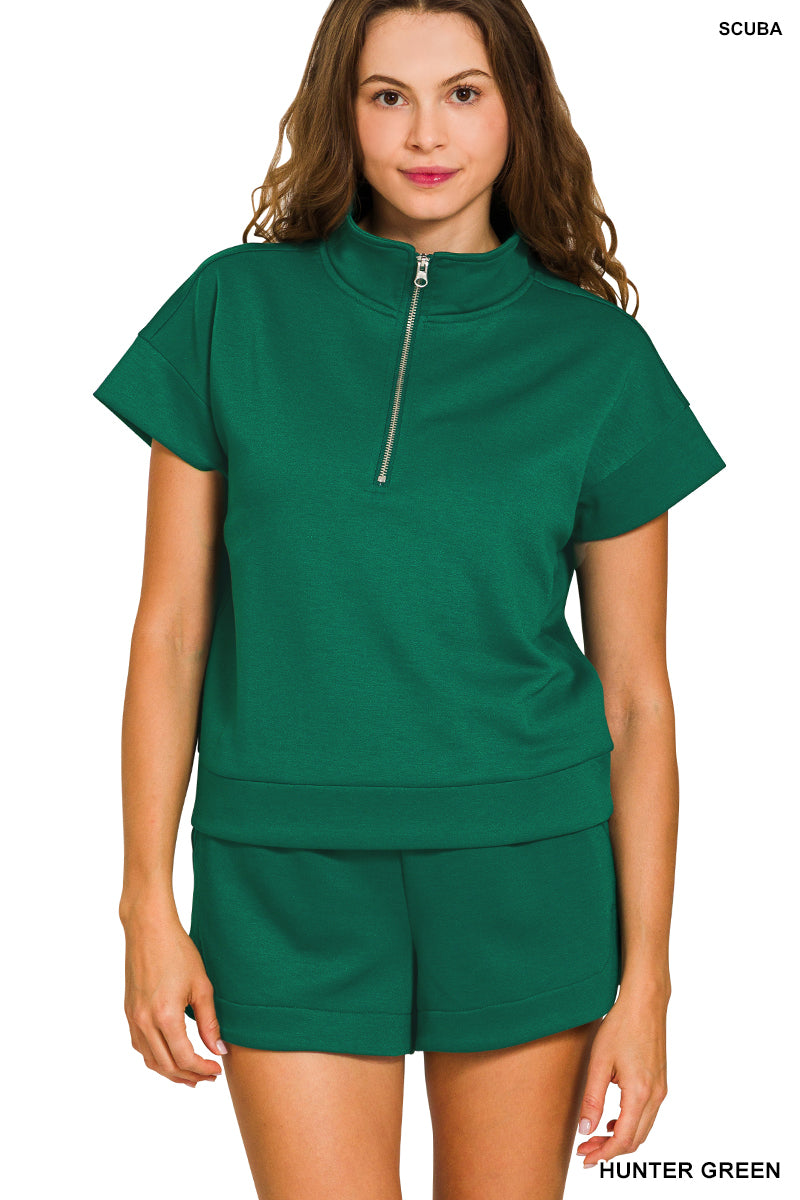 The Scuba Short Set Green
