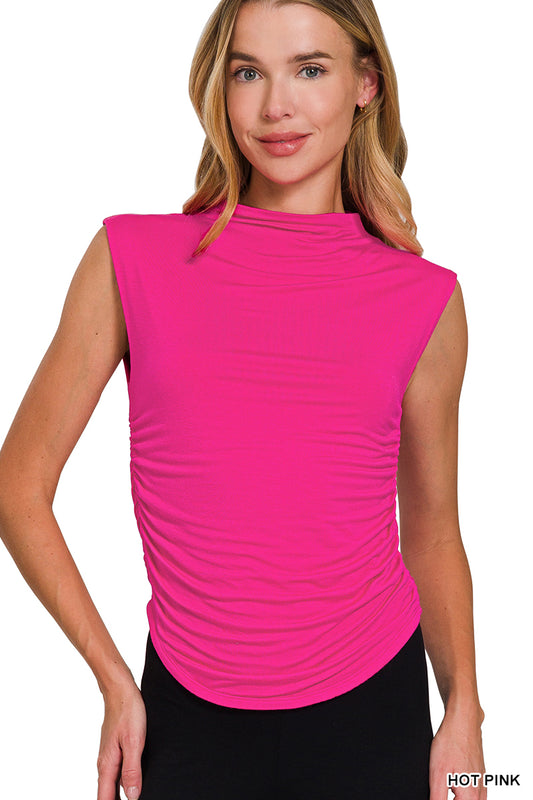 The Stacy Top Hot Pink