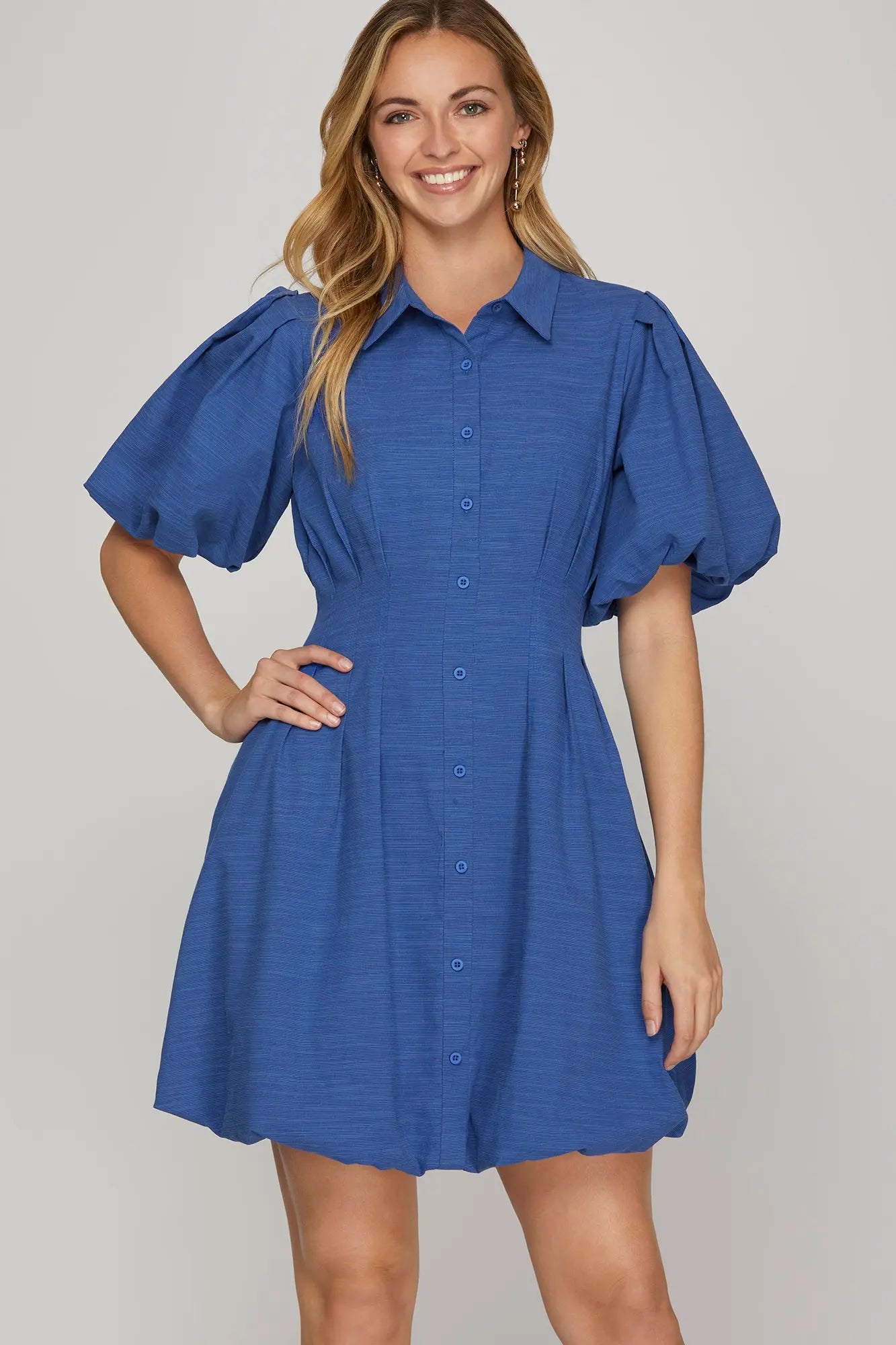 The Agnes Dress Blue