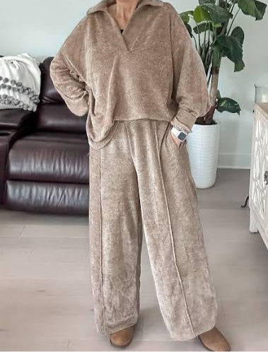 Chenille Mocha Set