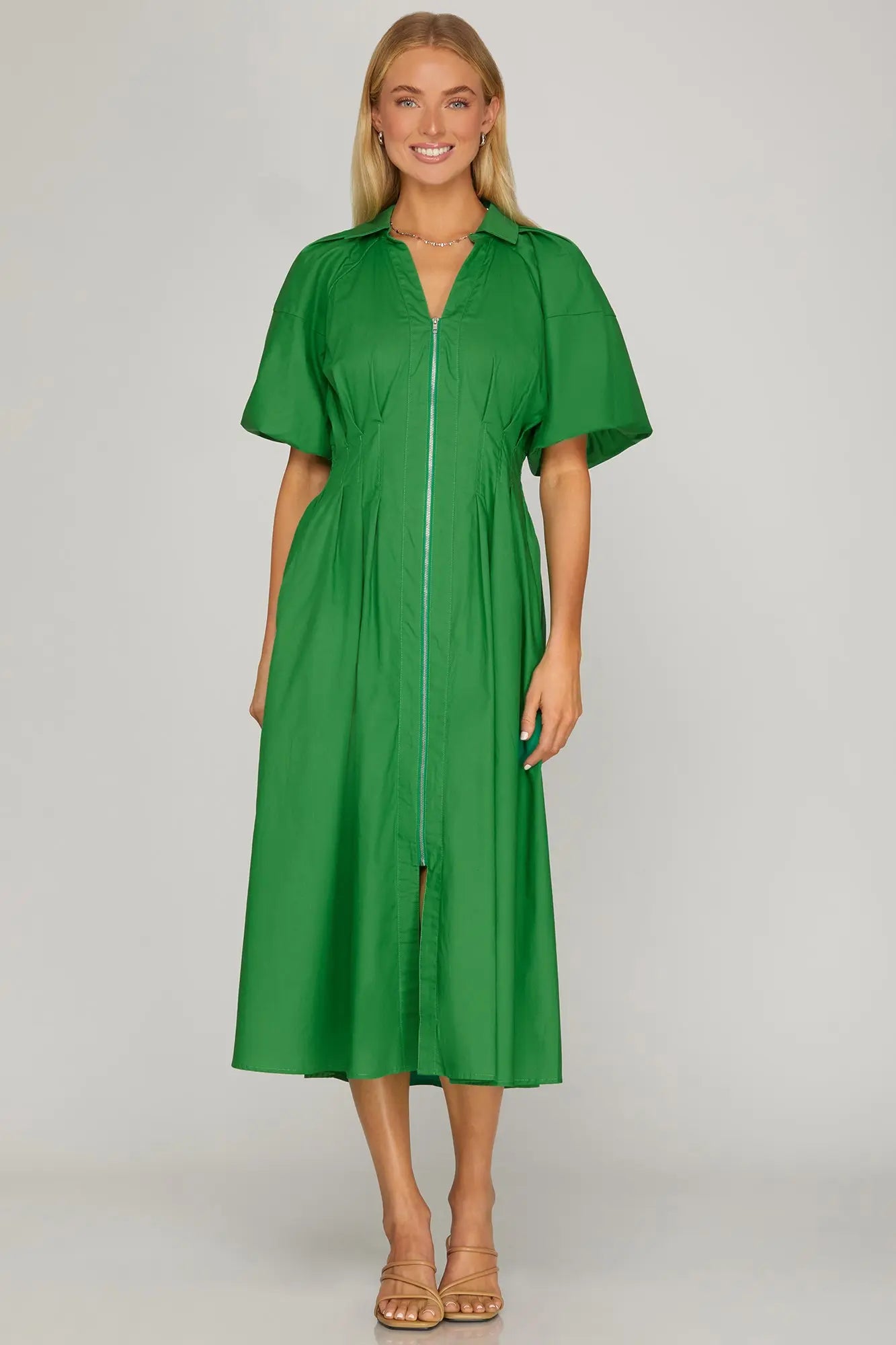 The Aubrie Dress Green