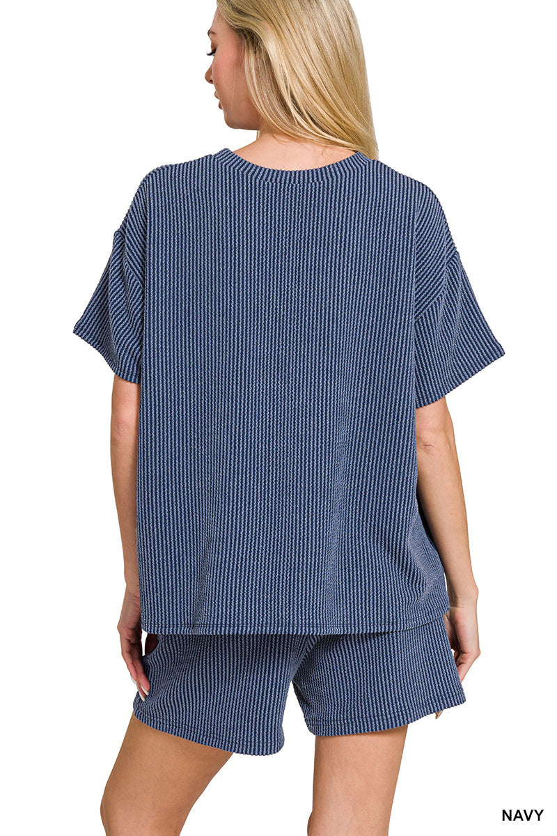 The Thea Short Set Navy