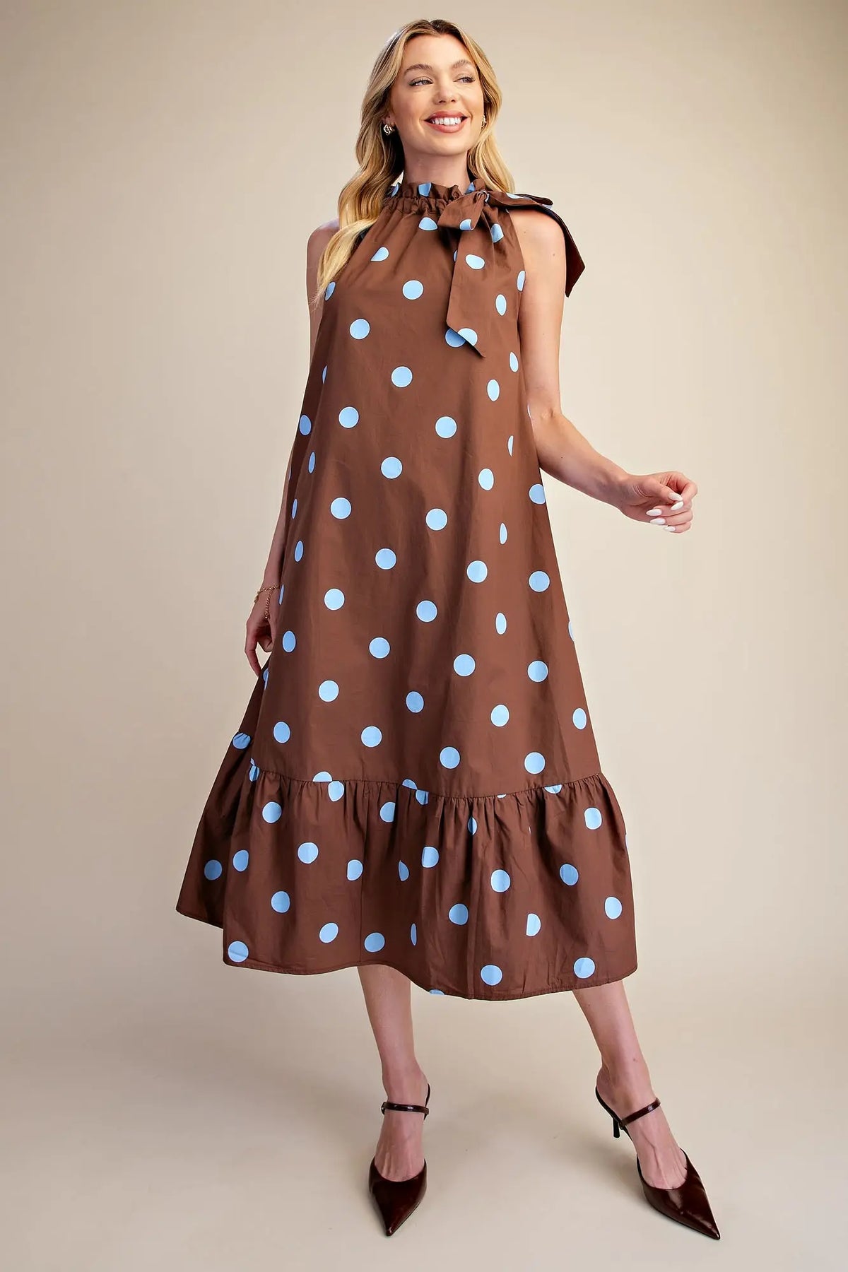 The Julia Dress Brown