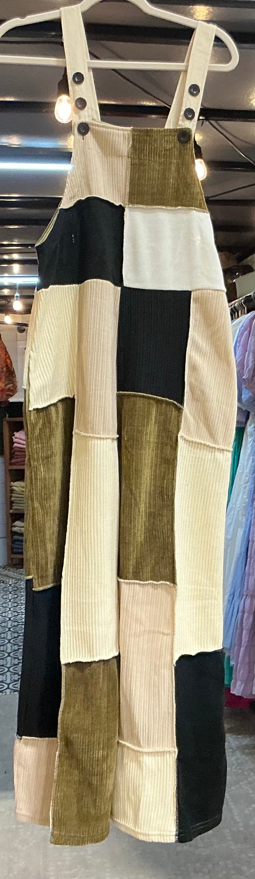 Overall Patchwork Natural