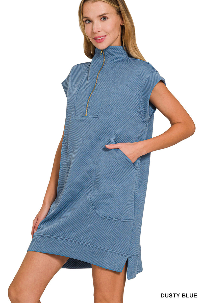 The Bree Dress Dusty Blue