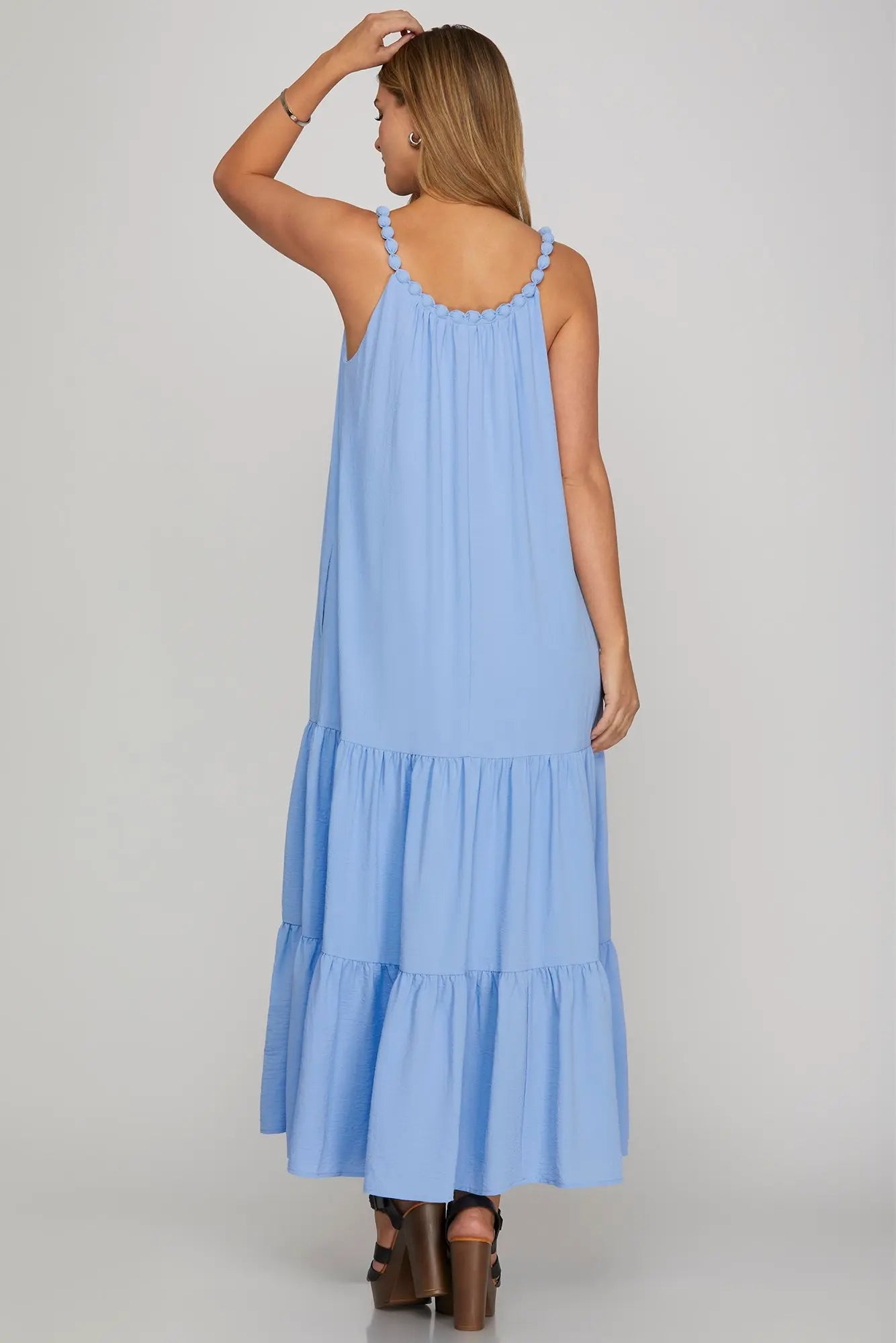 The Meghan Dress Blue