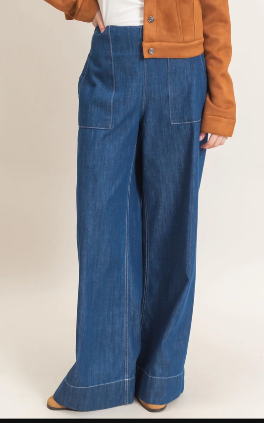 Denim Daisy Jeans Dark Blue