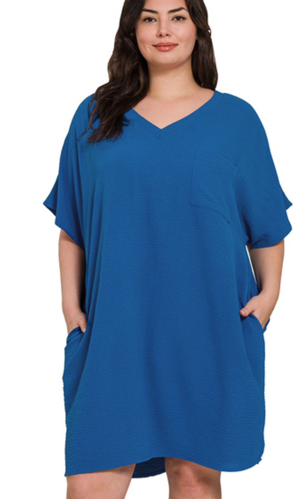 The Gabby Dress Classic Blue