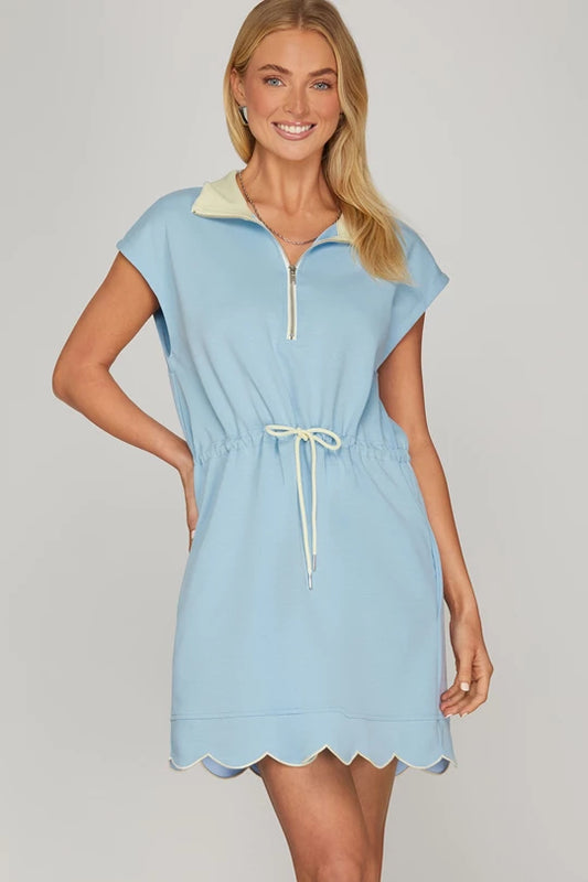 The Eloise Dress Blue