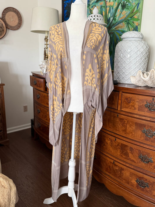 Tan Mix Kimono