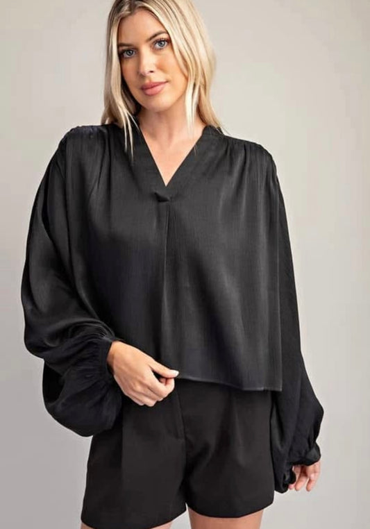 Balloon Sleeved Blouse