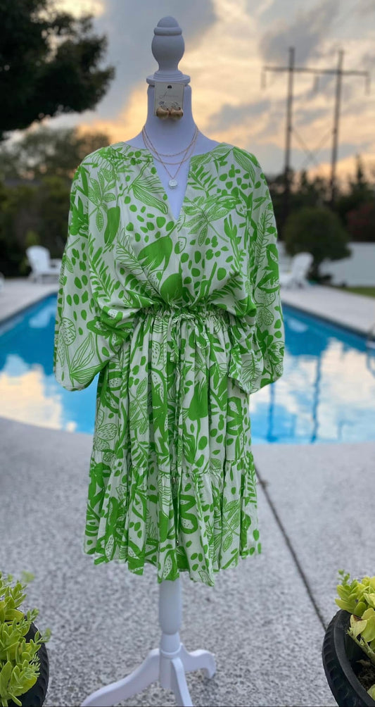 Green Mix Dress