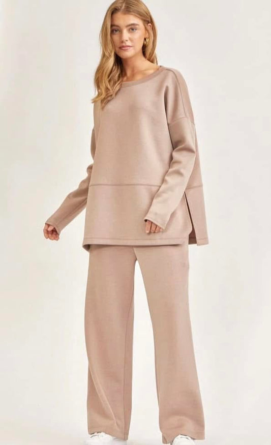 Luxe Long Sleeve Set Cappuccino