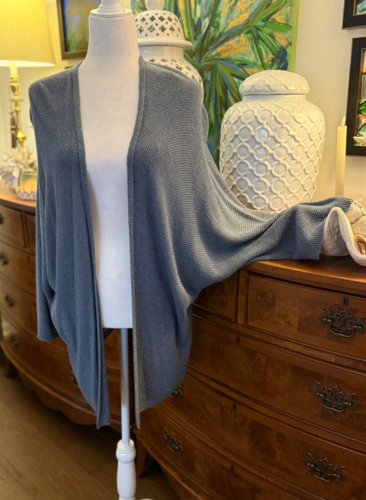 Glitz Sweater Jacket Blue